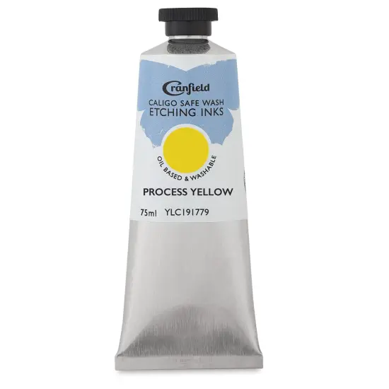 Cranfield Caligo Safe Wash Etching Ink - Process Yellow (Arylide), 75 ml Tube {1}