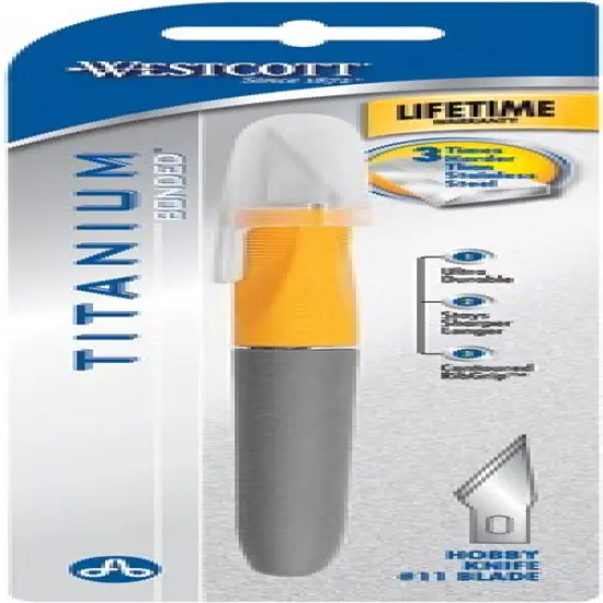 Westcott Titanium Bonded Hobby Knife-#11 Blade {1}