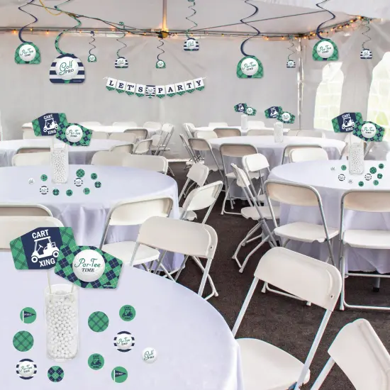 Big Dot of Happiness Par-Tee Time - Golf - Birthday or Retirement Party Supplies Decoration Kit - Decor Galore Party Pack - 51 Pieces {4}