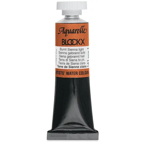 Blockx Artists' Watercolor - Burnt Sienna Light, 15 ml tube {1}