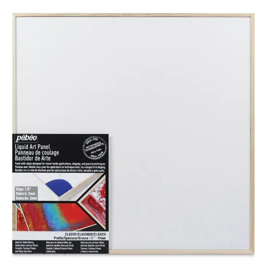 Pebeo Liquid Art Panel - 10" x 10", 3/4" Profile {1}
