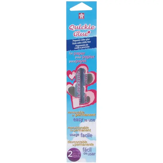 Sakura Quickie Glue Pinpoint Roller Pen 2/Pkg-.3oz {1}