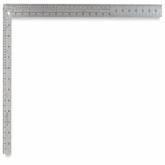 Fairgate Designer L-Square - Aluminum, English, 24" x 14" {1}