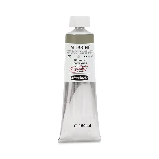 Schmincke Mussini Oil Color - Shade Gray, 150 ml tube {1}