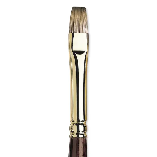 Winsor & Newton Monarch Mongoose Brush - Bright, Long Handle, Size 6 {1}