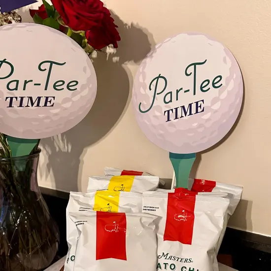 Big Dot of Happiness Par-Tee Time - Golf - Birthday or Retirement Party Centerpiece Sticks - Table Toppers - Set of 15 {3}