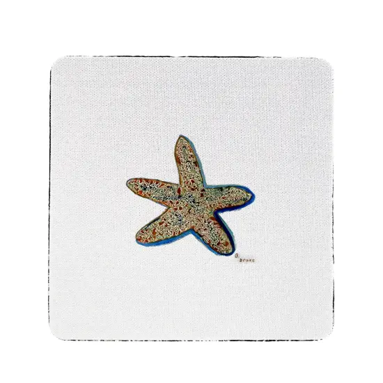 Betsy Drake Starfish Neoprene Coaster Set of 4 {1}