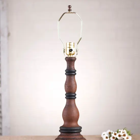 Davenport Lamp Base in Hartford Pumpkin {4}