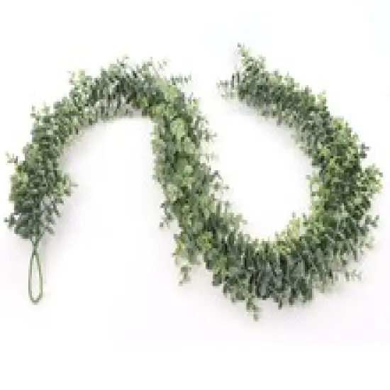 4-Pack: 6ft Realistic Eucalyptus Garland with Lush Green Tips - Ideal for Wedding Arches, Party Backdrops, Home & Seasonal Decor, Floral Home by Artificial Flowers {2}