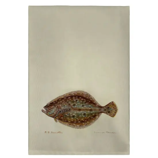 Betsy Drake Flounder Guest Towel {1}
