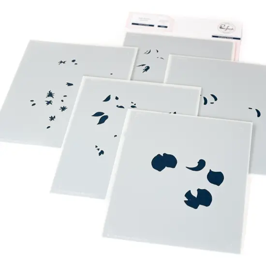 Pinkfresh Studio Stencils 4.25"X5.5"-Heart Of Gold {1}