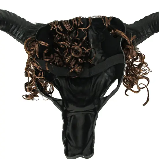 Voodoo Witch Doctor Goat Head Mask Halloween Costume Cosplay Masquerade {5}