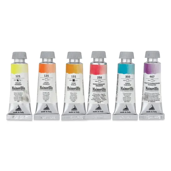 Maimeri Blu Artist Watercolor - Set of 6, Jeannie Dickson Artist, 12 ml Tubes {1}