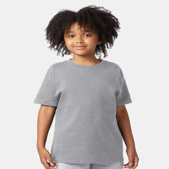 Champion&reg; Youth Tagless T-Shirt Light steel {1}