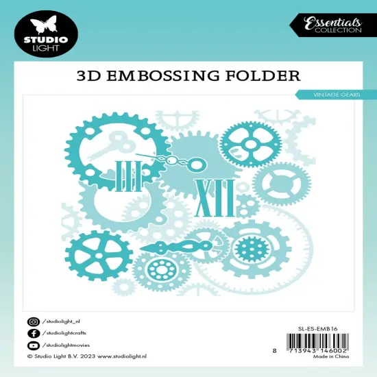 Studio Light Essentials Embossing Folder-Nr. 16, Dot Pattern {2}