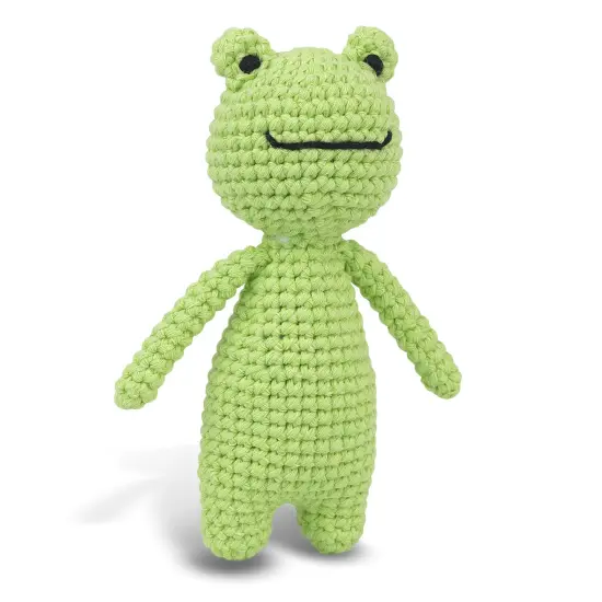 Red Heart Amigurumi Kit-Trevor The Frog {3}