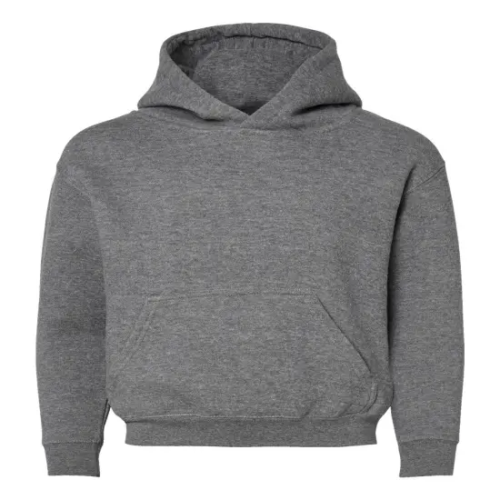 LAT&reg; Youth Long Sleeve Fleece Hoodie Granite heather {1}