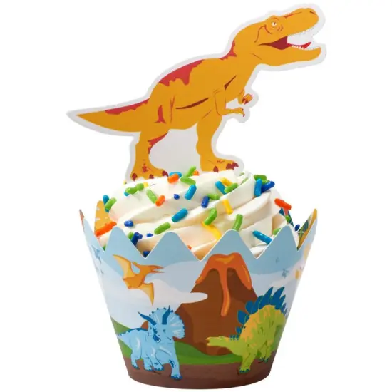 Dinos Treat Wraps and Cupcake Pics {2}