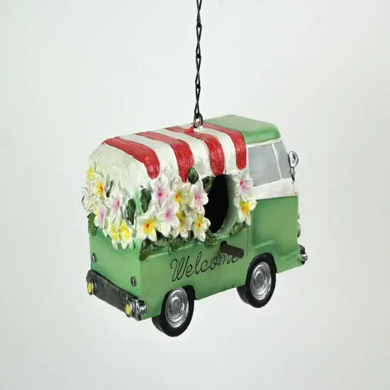 Rustic Country Flower Power Van Birdhouse for Small Birds {3}