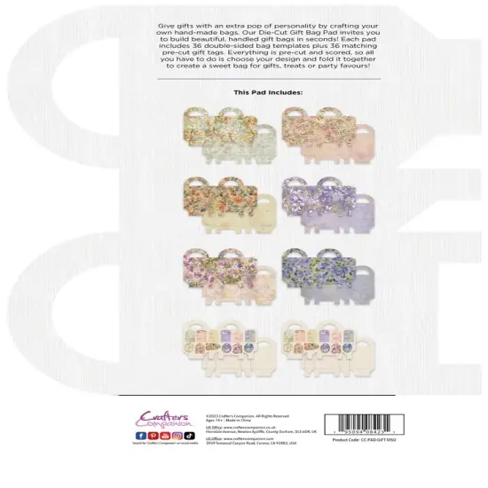 Crafter's Companion Paper Pad 12"X8"-Vintage Summer {2}