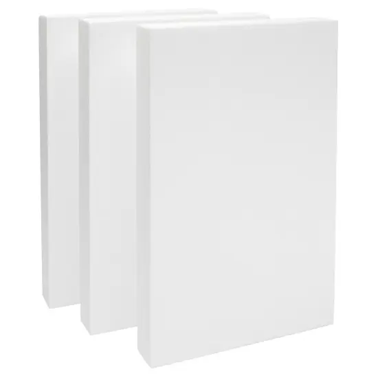 3 Pack Polystyrene Foam Blocks for Crafts Supplies, DIY Projects (17x11x2 In) {1}