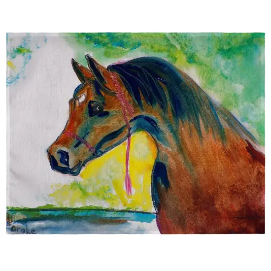 Betsy Drake Prize Horse Place Mat Set of 4 {1}