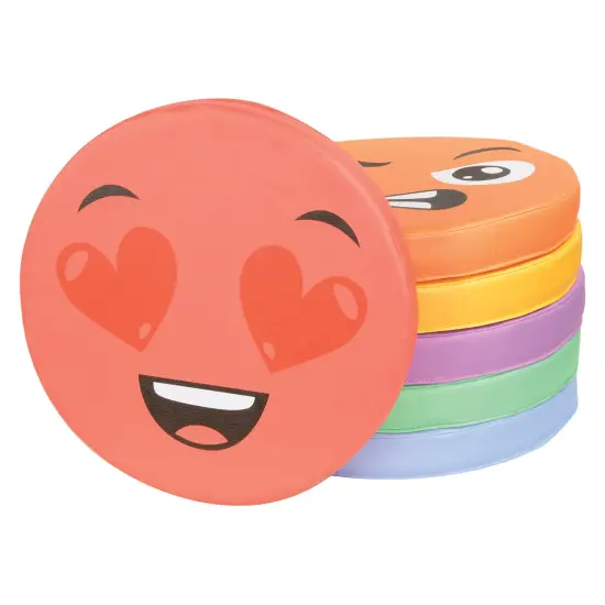 Kaplan Early Learning Company Emotion Floor Cushions - Set of 6 {4}