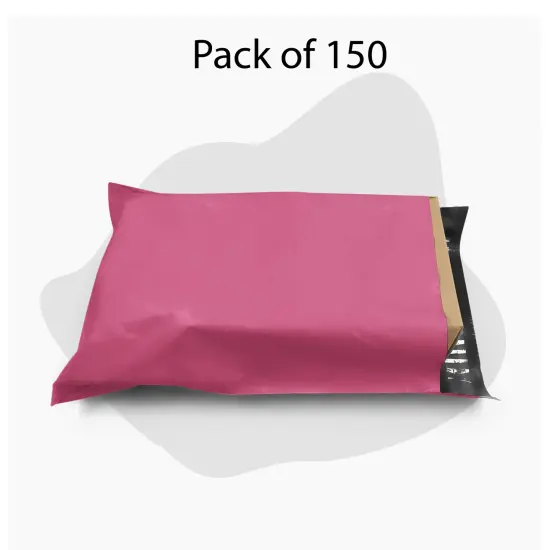 9x12 Pink Poly Mailer Envelopes &ndash; Durable 2 Mil Shipping Bags for Packaging & Mailing {1}