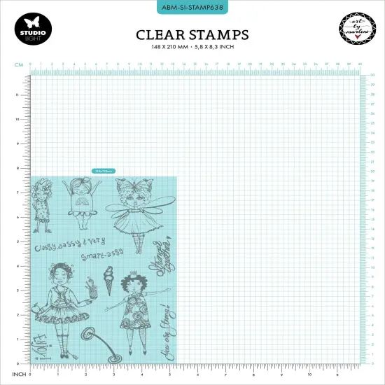 Art By Marlene Signature Collection Clear Stamps-Nr. 638, Fancy Girls {3}