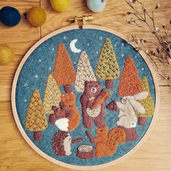 Woodland Melody Applique Felt Kit APPMEL1O {1}