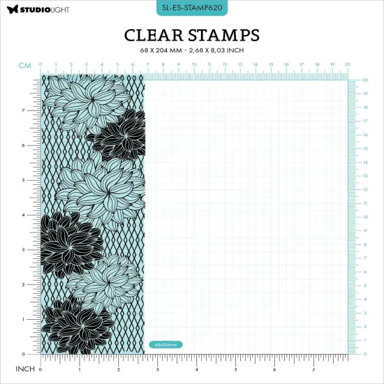 Studio Light Essentials Clear Stamps-Nr. 620, Floral Background {3}