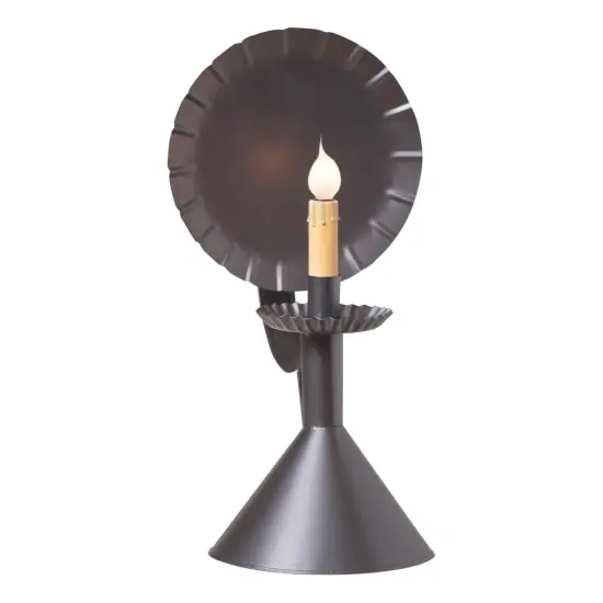 Irvins Country Tinware Hallway Light on Cone Smokey Black 17" {1}