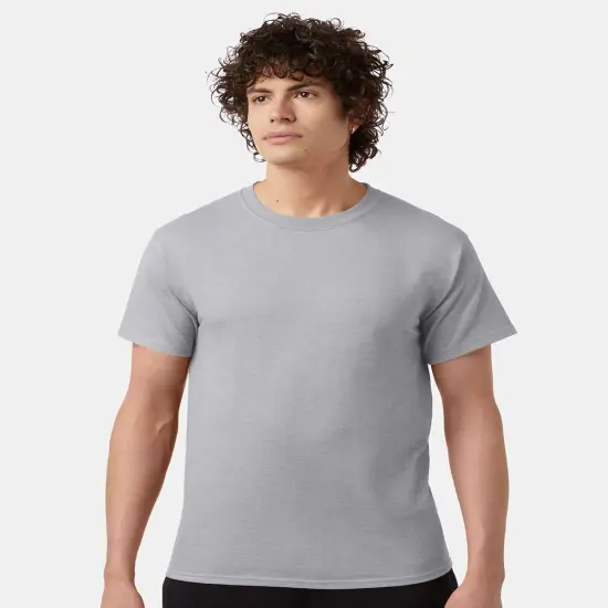 Champion&reg; Short Sleeve Crewneck T-Shirt Light steel {1}