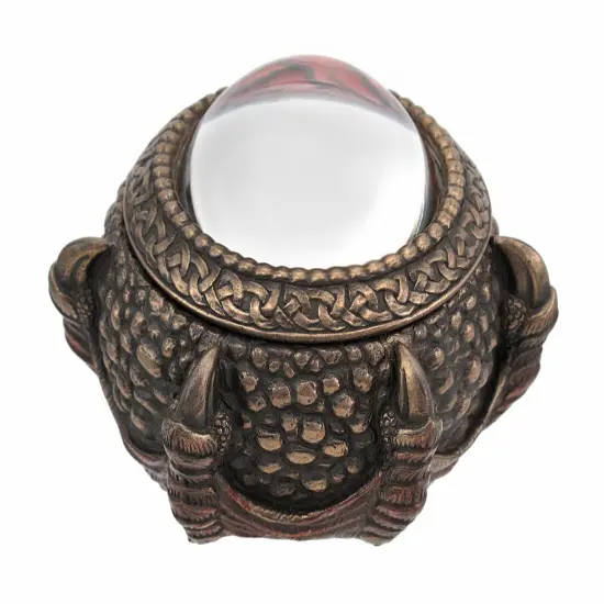 Bronze Finish Dragon Eye Trinket / Stash Box {3}