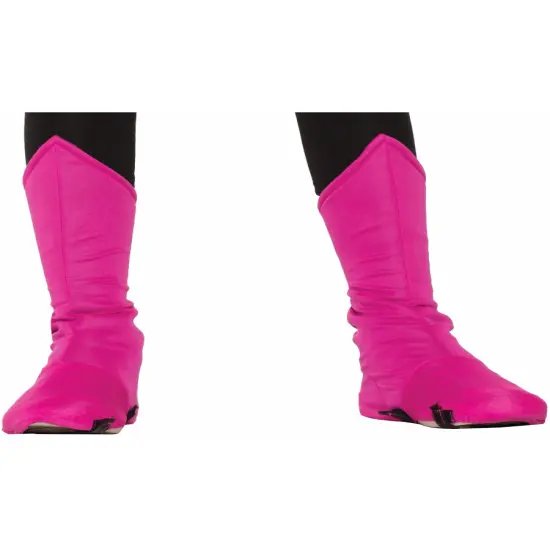 Child's Be Your Own Superhero Super Hero Pink Boot Tops Costume Accessory {1}