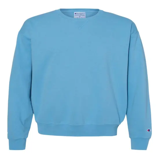 Champion&reg; - Garment-Dyed Crewneck Sweatshirt Delicate blue {6}