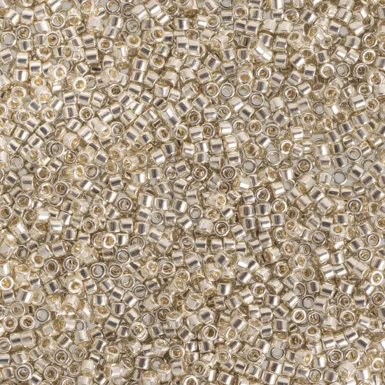 Miyuki Delica 250g Silver Galvanized (DB0035) Glass Beads, 11/0 {1}