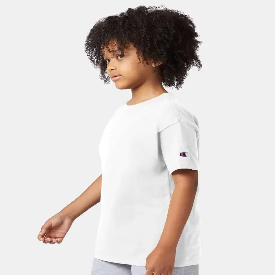 Champion&reg; Youth Tagless T-Shirt Light steel {3}