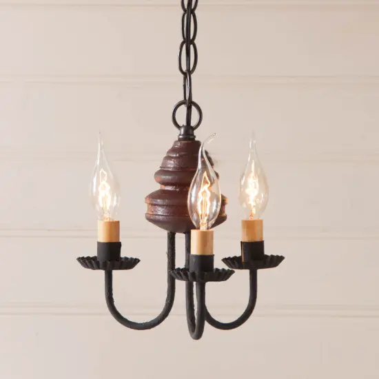 Bellview Chandelier in Plantation Red {3}