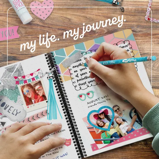 Pretty Me DIY Journal Kit for Girls - Great Gift for 8-14 Year Old Girl - Cool Birthday Gifts Ideas for Teens - Fun, Cute Art & Crafts Kits for Tween Teenage Kids - Scrapbook & Diary Supplies Toy Set {6}