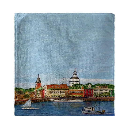 Betsy Drake Annapolis City Dock Beach Towel {1}