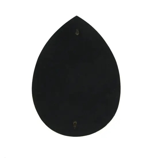 11 Inch Wood Frame Teardrop Decorative Wall Mirror Home Hanging Bathroom Decor {4}