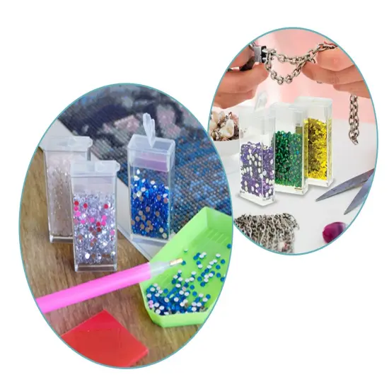 Craft Medley Mini Canister Storage Box 64/Pkg {2}