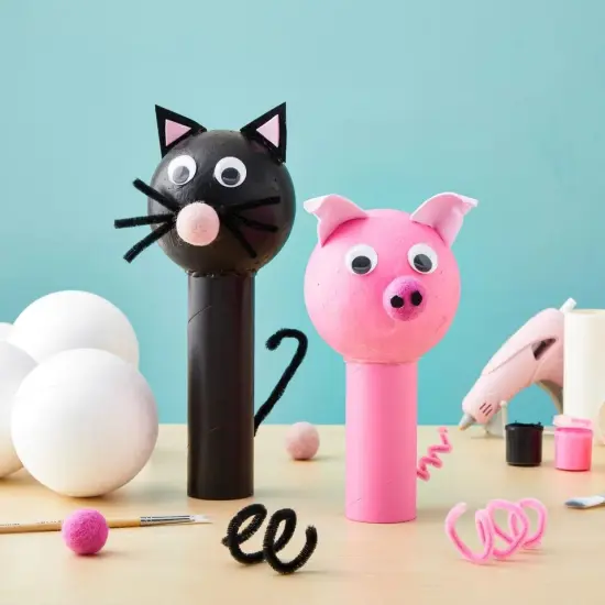 12-Pack Foam Balls Round Polystyrene Balls for Art Craft DIY, White, 4" Diameter {3}