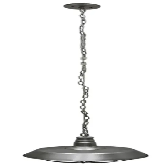 Whitby Antique Metal Finish Pendant Lamp 18 Inch Diameter {4}