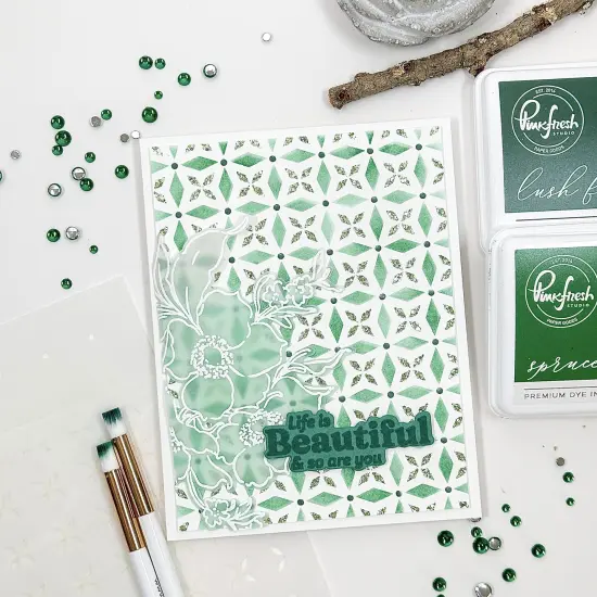 Pinkfresh Studio Stencils 4.25"X5.5" 5/Pkg-Nothing But The Best {4}