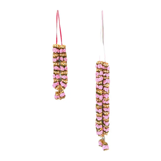 2 Ct Varmala Wedding Garland Artificial Pink Rose Varmala Indian Milini Mala Indian Wedding Haar Bride And Groom Mala Muslim Arab Punjabi Nika Event {5}