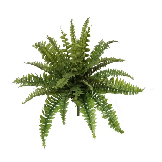 Lifelike Boston Fern Plant - 34" Wide, 27 Realistic Silk Fronds, Maintenance-Free Faux Greenery for Home & Outdoor Decor by Floral Home&reg; {1}
