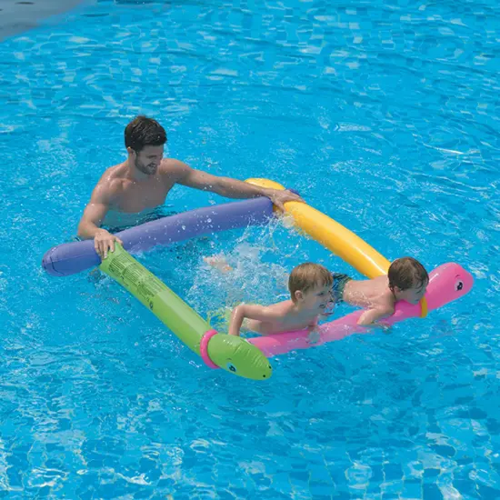 Pool Central Dinosaur Twisty Tube Inflatable Swimming Pool Noodle - 5.25' - Set of 2 Pink {3}