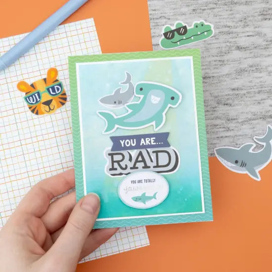 Pebbles Single-Sided Paper Pad 6"X8" 36/Pkg-Cool Boy {4}